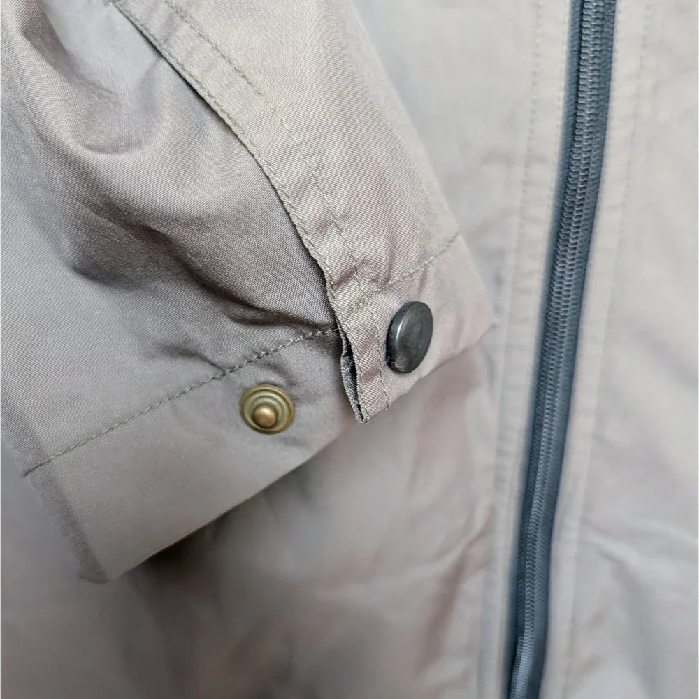 Vintage Banana‎ Republic Jacket Minimalist Zip Tech Windbreaker Pouch 2000 NWT M